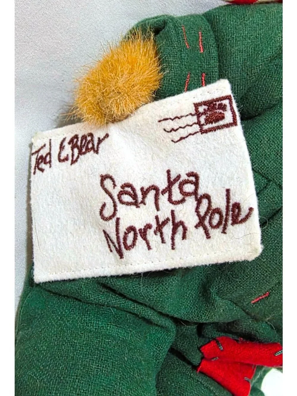 Boyds TED E BEAR plush Christmas Letter to Santa North Pole pjs teddy 904833 10